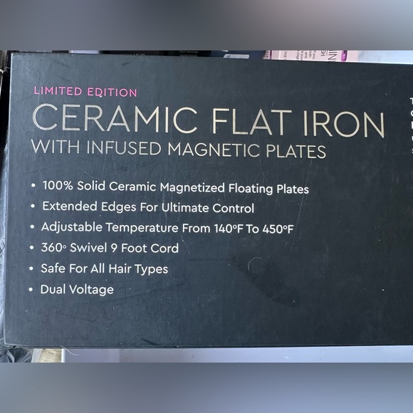 Sutra SB2 Ceramic Flat Iron with Infused Magnetic Plates - Picture 3 of 5